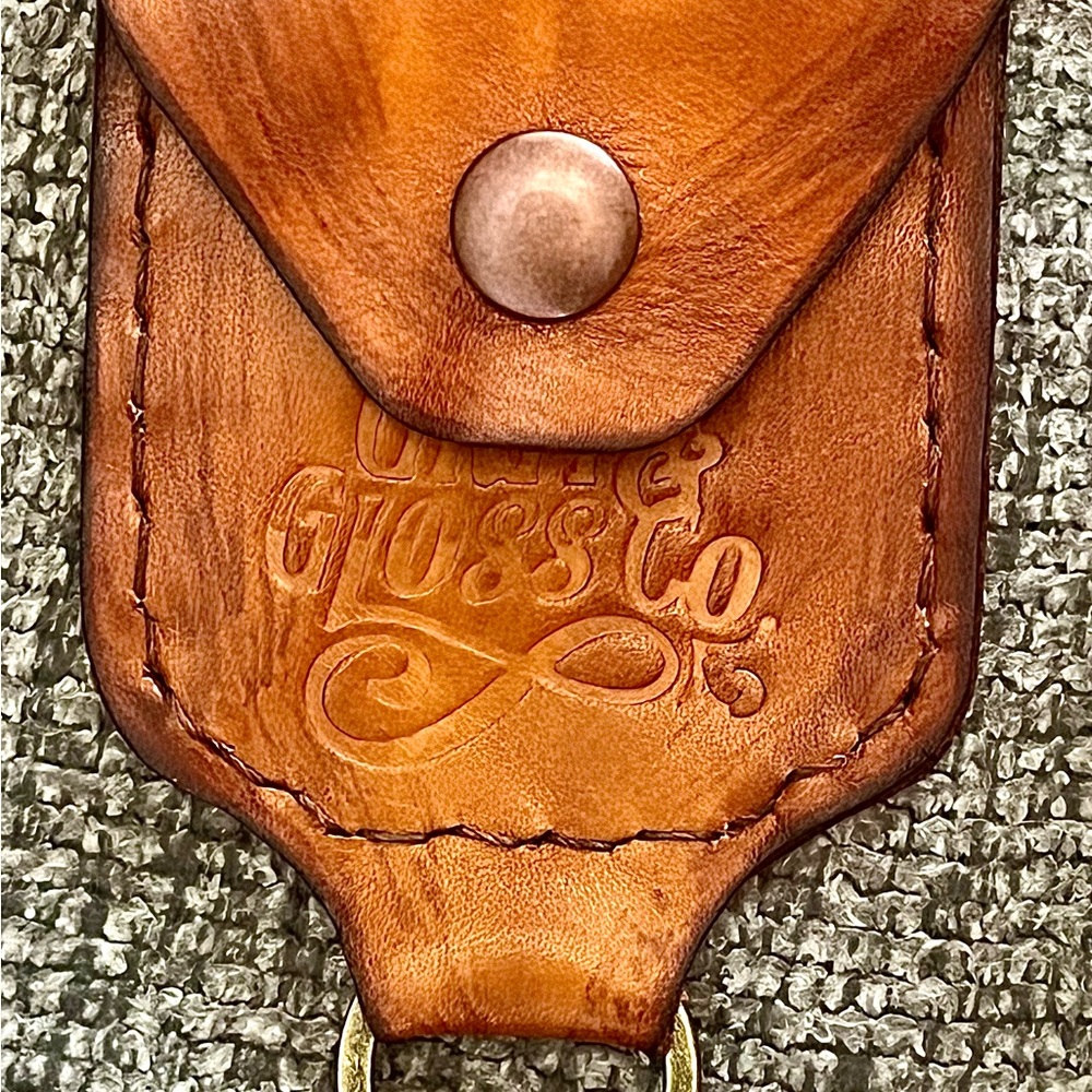 The Grit & Gloss Co. Handmade Leather Key Pouch